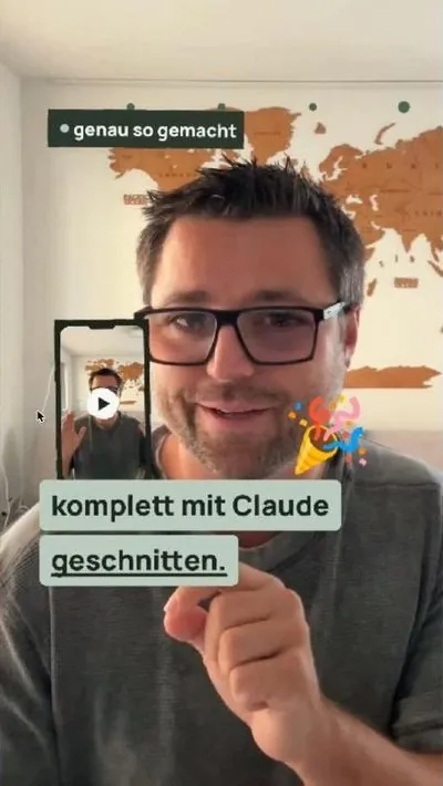 Reel von Content Heftis: 5 Minuten aufnehmen, 2 Stunden schneiden?