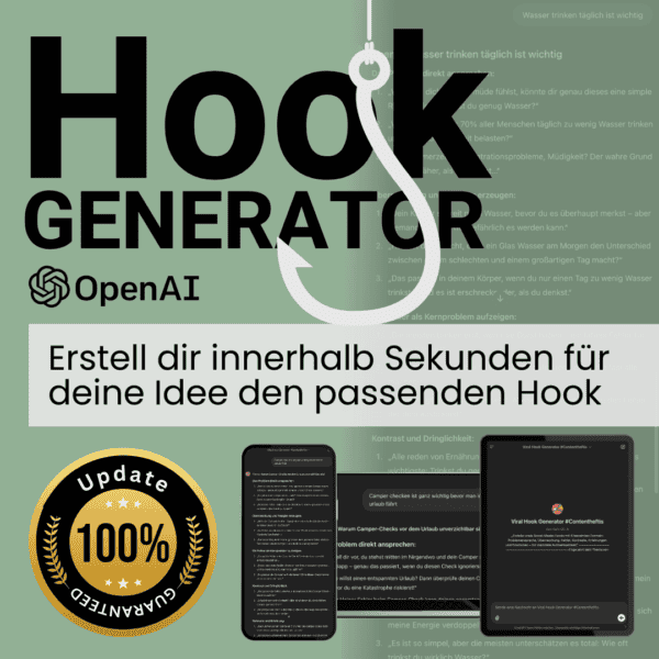 Fesselnder Hook Generator – Perfekte Hooks in Sekunden! [Digital]